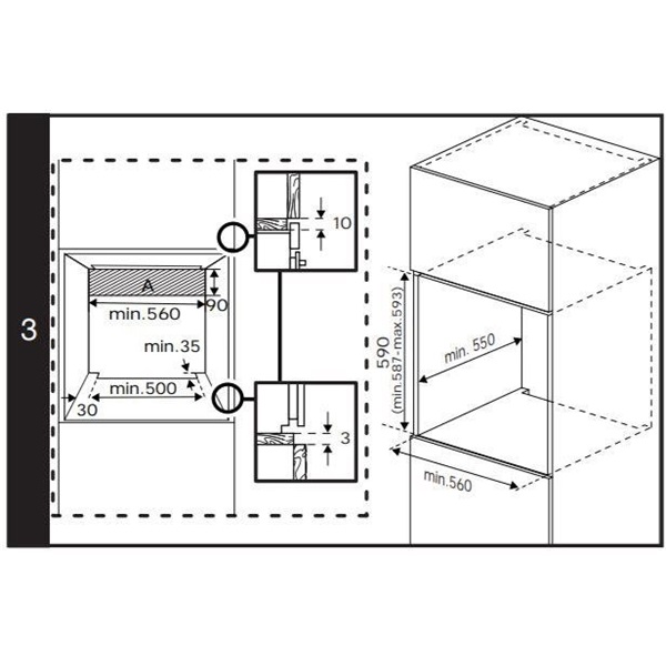 Beko BBIM13300XD inox beépíthető sütő