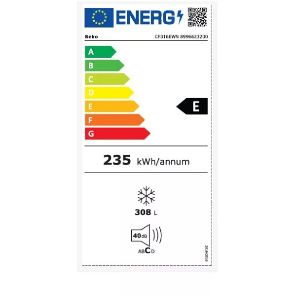 Beko CF316EWN fagyasztóláda