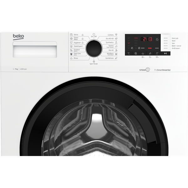 Beko WUE7612XBWS keskeny 7 kg elöltöltős mosógép