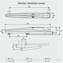 Beninca BOB-30M szárnyaskapu motor