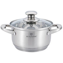 Blaumann BL-3457 4,3L Satin Gourmet Line 22 cm fedővel, lábas