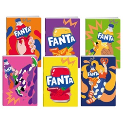 Bestbuy Fanta A5, 50 lap kockás füzet