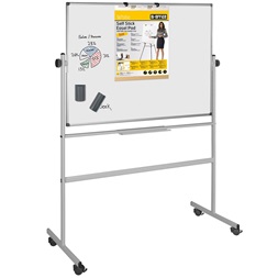Bi-Office 120x180cm kétoldalas forgatható mágneses fehértábla