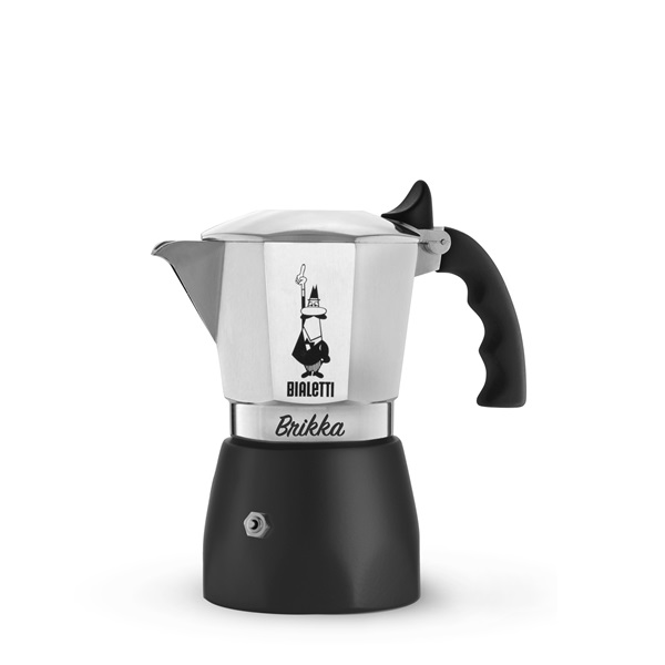 Bialetti Brikka 7314 fekete 4 személyes kotyogós kávéfőző