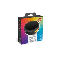 BigBen 2809237 Party Nano vezeték nélküli világító fekete Bluetooth hangszóró