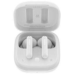 Boompods Bassline Hush aktív zajszűrős True Wireless Bluetooth fehér fülhallgató