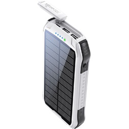 Boompods Neutron Solar fehér 10 000 mAh napelemes powerbank