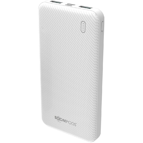 Boompods Obi fehér 10 000 mAh powerbank