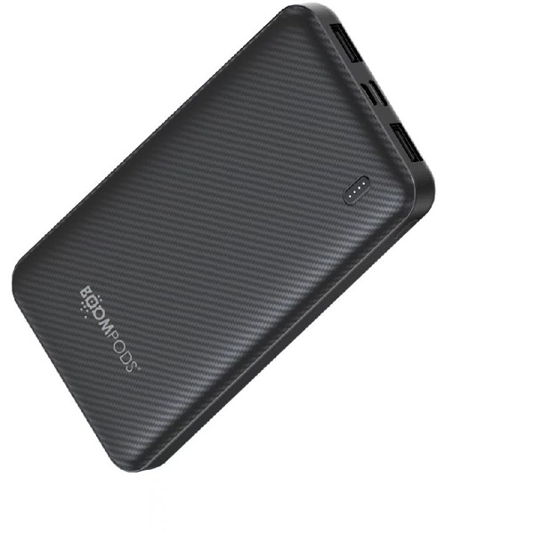 Boompods Obi fekete 10 000 mAh powerbank