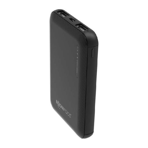 Boompods Obi fekete 5 000 mAh powerbank