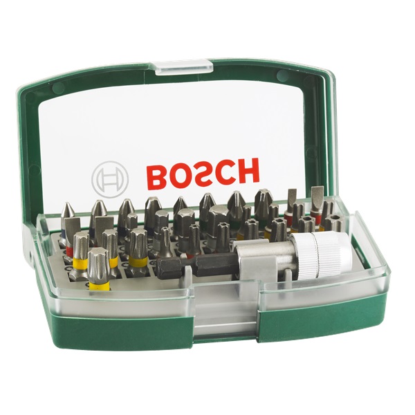 Bosch 32 részes színjelöléses csavarozófej-készlet