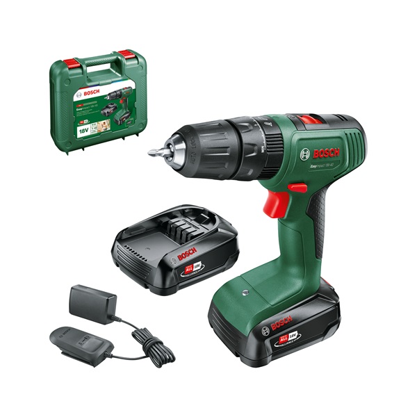 Bosch EasyImpact 18V-40 2x1,5Ah + AL18V-20 akkumulátoros ütvefúró