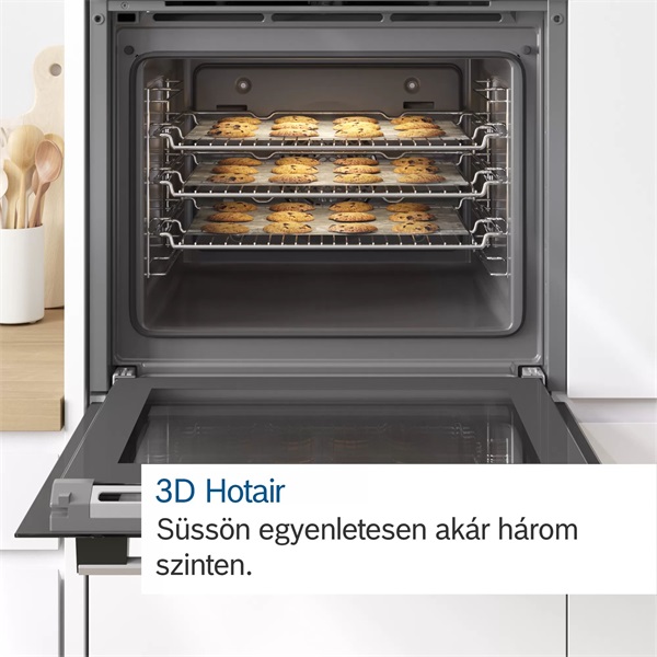 Bosch HRA574BS0 inox beépíthető sütő