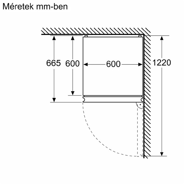 Bosch KGN392LDF inox alulfagyasztós hűtőszekrény