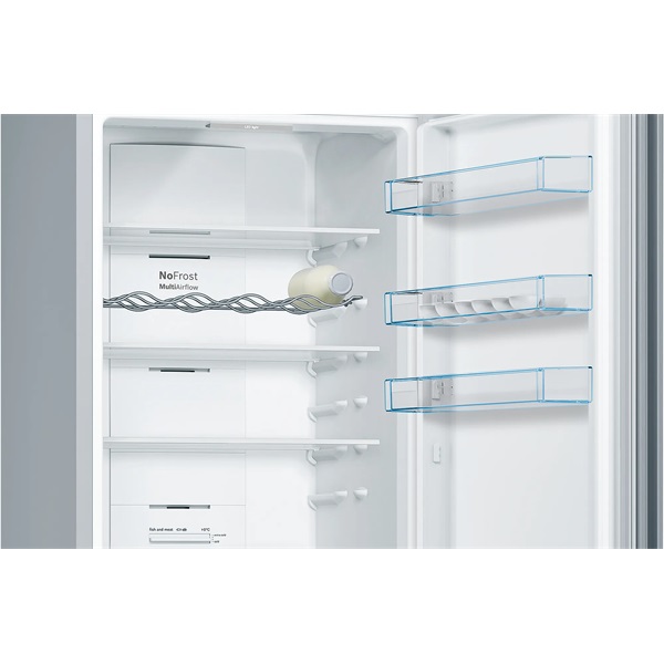 Bosch KGN39VLEB inox alulfagyasztós hűtőszekrény