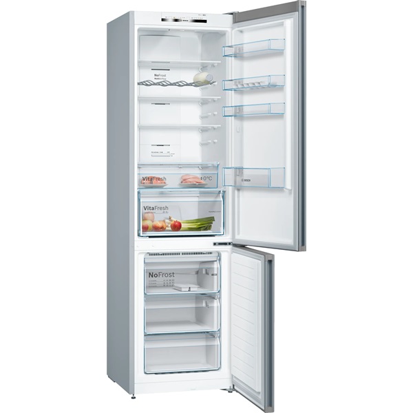 Bosch KGN39VLEB inox alulfagyasztós hűtőszekrény