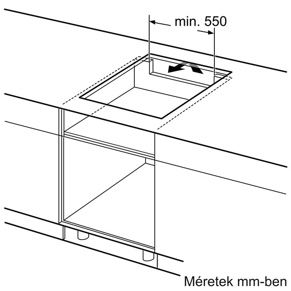 Bosch PUE611BB1E beépíthető indukciós főzőlap