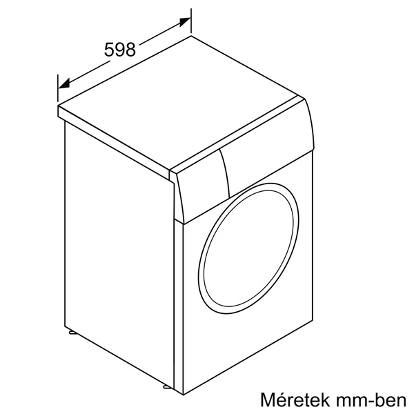 Bosch WAN28170BY elöltöltős mosógép