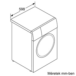 Bosch WAN28170BY elöltöltős mosógép