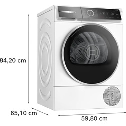 Bosch WQB245B0BY hőszivattyús kondenzációs szárítógép 9kg