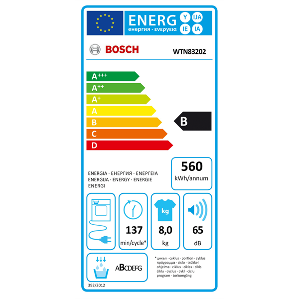 Bosch WTN83202 kondenzációs szárítógép