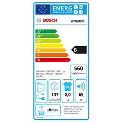 Bosch WTN83202 kondenzációs szárítógép