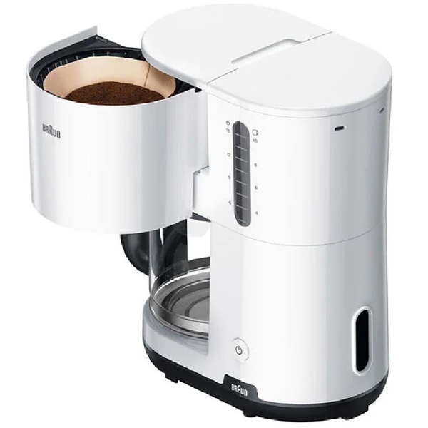 Braun KF1100GR fehér 10 személyes filteres kávéfőző