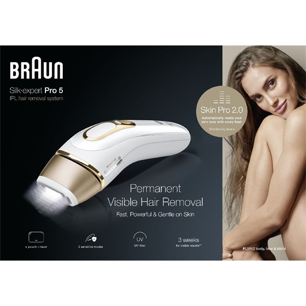 Braun SILK-EXPERT IPL PL5052 villanófényes szőrtelenítő