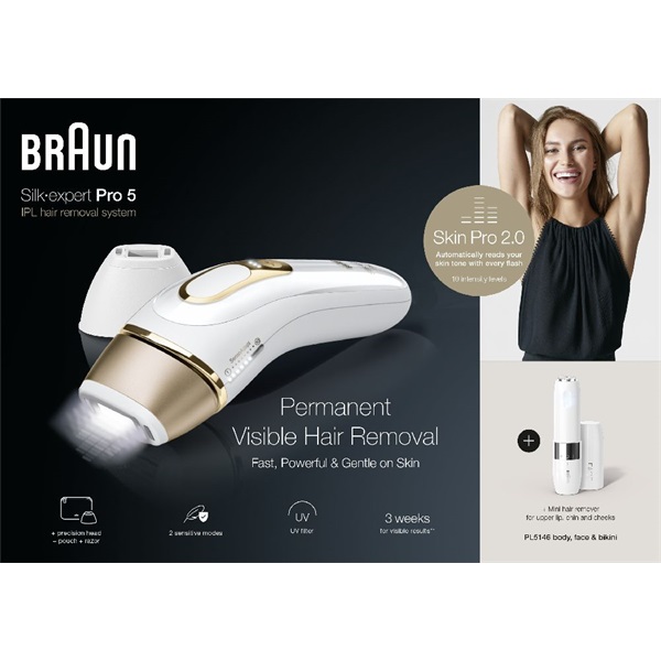 Braun SILK-EXPERT IPL PL5146 villanófényes szőrtelenítő