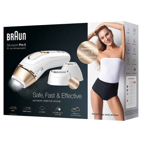 Braun Silk-expert Pro 5 PL5223 IPL villanófényes szőrtelenítő