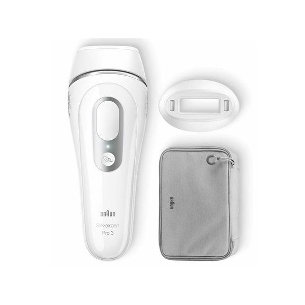 Braun Silk-expert IPL PL3020 fehér-ezüst villanófényes szőrtelenítő