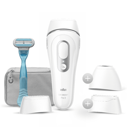 Braun Silk-expert IPL PL3221 fehér-ezüst villanófényes szőrtelenítő