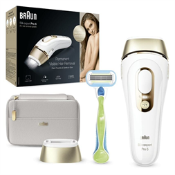 Braun Silk-expert IPL PL5054 fehér-arany villanófényes szőrtelenítő