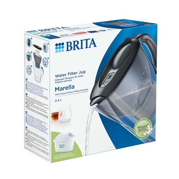 Brita 1052794 Marella Maxtra Pro 2,4l grafit vízszűrő kancsó