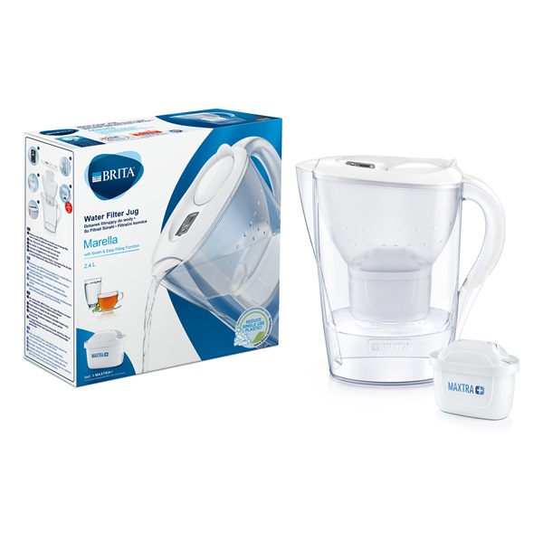 Brita BRH1039270 Marella 2,4l fehér vízszűrő kancsó