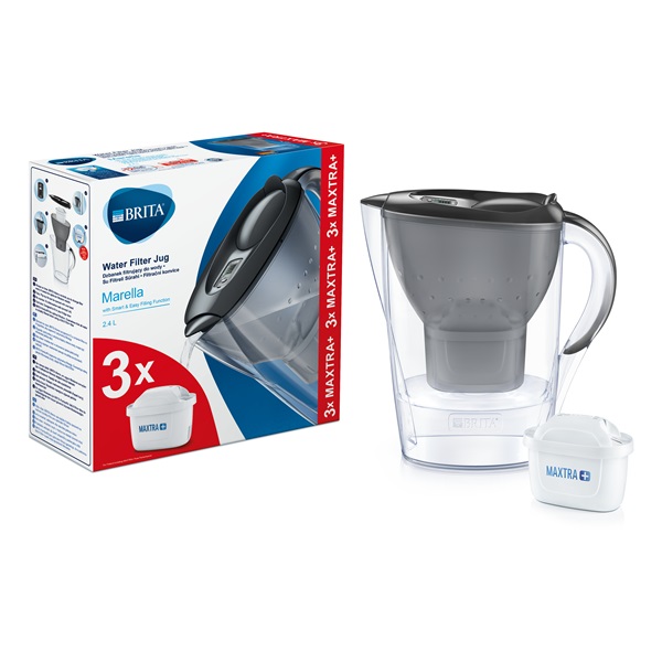 Brita BRH1039274 Marella Cool 2,4l grafitszürke vízszűrő kancsó