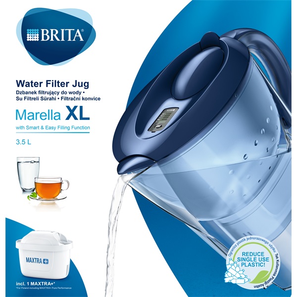 Brita BRH1039276 Marella XL Maxtra+ 3,5l kék vízszűrő kancsó