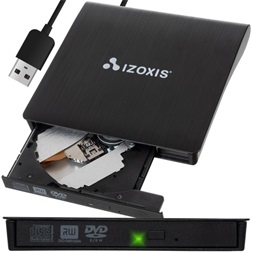 IZOXIS - CD/DVD író beépített USB 3.0 kábellel