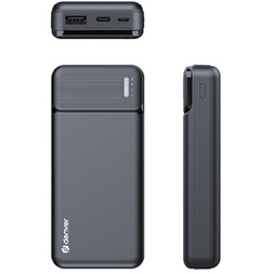 CHG DENVER PBS-10007 10000 mAh Micro USB vagy USB-C fekete power bank