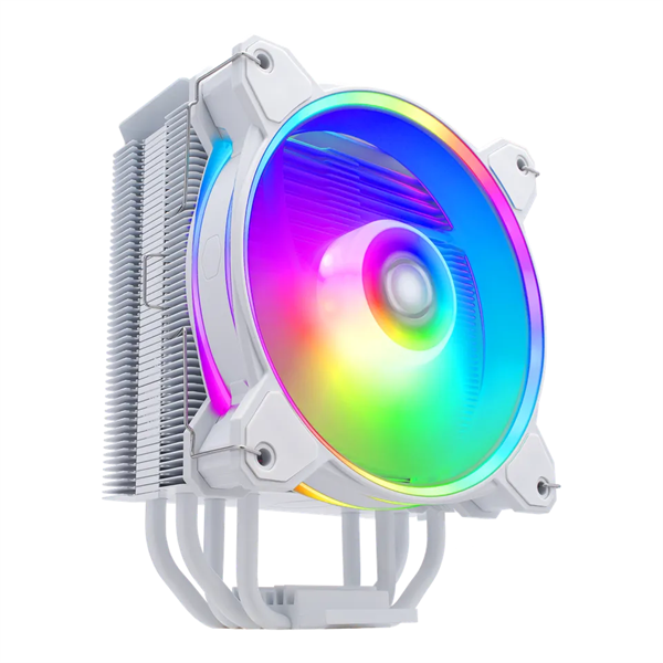 COOLER MASTER HYPER 212 HALO WHITE (ARGB, LGA1700) fehér processzorhűtő