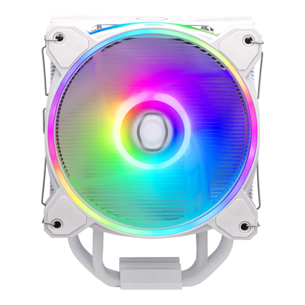 COOLER MASTER HYPER 212 HALO WHITE (ARGB, LGA1700) fehér processzorhűtő