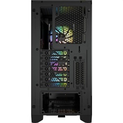 CORSAIR iCUE 4000X RGB fekete számítógépház