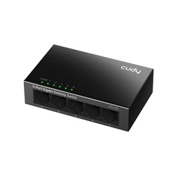 CUDY GS105 5 portos Gigabit, fém ház, fekete asztali Switch