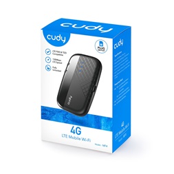 CUDY MF4 4G LTE MOBILE hordozható WIFI fekete router