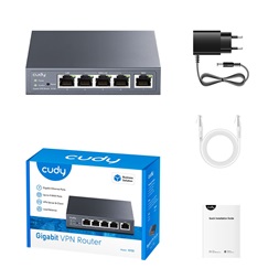 CUDY R700 Gigabit Multi-WAN VPN, fém házas Router