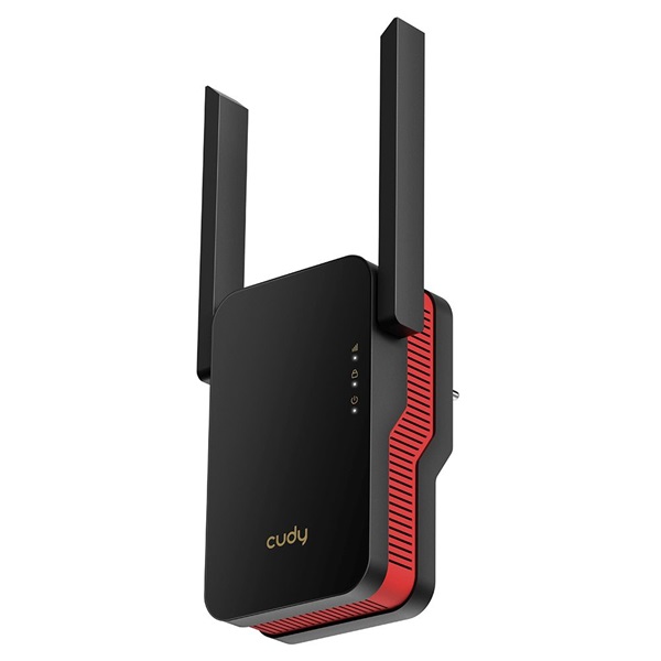 CUDY RE3000 kétsávos AX3000 WIFI 6 MESH fekete extender/access point