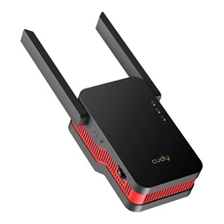 CUDY RE3000 kétsávos AX3000 WIFI 6 MESH fekete extender/access point