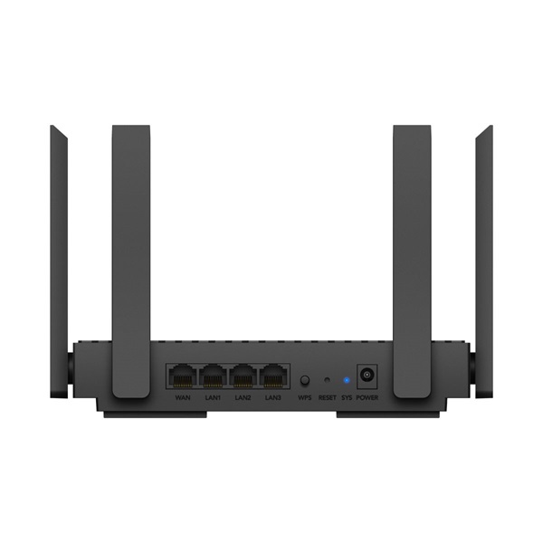 CUDY WR1500 kétsávos AX1500 WiFi 6, Gigabit fekete Access Point/Router