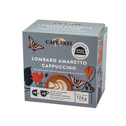 Cafe Frei Lombard amaretto-cappuccino dolce gusto kompatibilis 9 db kávékapszula