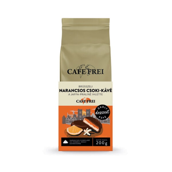 Cafe Frei brüsszeli jaffa narancs-praliné 200g őrölt kávé